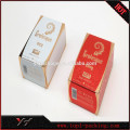 High-end logo printed hot stamping paper perfume box